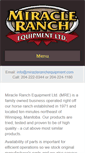 Mobile Screenshot of miracleranchequipment.com
